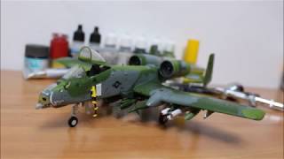 A 10 Warthog w landing gear Academy 172 [upl. by Assirim]