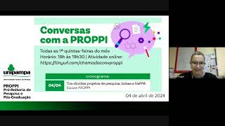 Tira dúvidas projetos de pesquisa bolsas e SisPPA [upl. by Naimad422]