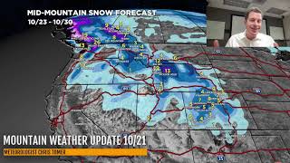 Mountain Weather Update 1021 Meteorologist Chris Tomer [upl. by Yoshi]