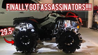 I PUT ASSASSINATORS on my CAN AM 850 [upl. by Ymarej517]