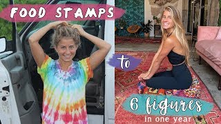 FOOD STAMPS to 6 FIGURES in ONE YEAR  How I did it [upl. by Korie]