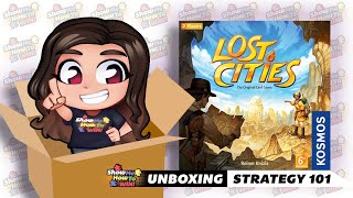 Lost Cities Unboxing and Basic Strategy [upl. by Zobkiw]