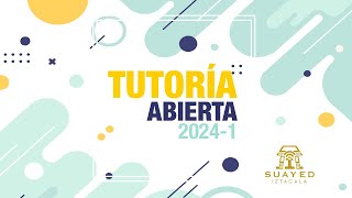 Tutoría abierta Orientación Vocacional Elección de campo de profundización [upl. by Lanette]