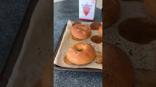 The Best Salt Bagels 🥯 recipe in description bagel [upl. by Buffo]