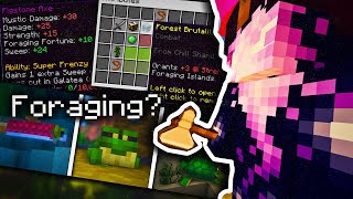 Where is the foraging update Hypixel Skyblock [upl. by Nythsa]