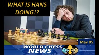 World Chess News 05 May 2024 Dubai Police Chess Challenge  Hans Norman Survives Worst WCN [upl. by Romalda]