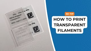 How to 3D print transparent parts [upl. by Petie]