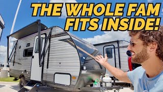 Crazy affordable RV that will fit the whole family 2024 Forest River Aurora 16BHX [upl. by Cown]