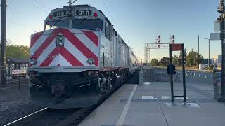 Railfanning Late Afternoon at Santa Clara Caltrain ACE Amtrak Capitol Corridor [upl. by Marven]