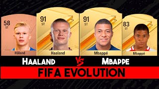 Haaland VS Mbappe FIFA EVOLUTION😱🔥 FIFA 18  EA FC 24 [upl. by Helbon]