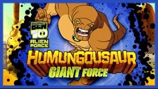 Ben 10  Humungousaur Giant Force  Ben 10 Games [upl. by Aicetal]