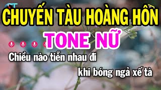 Karaoke Chuyến Tàu Hoàng Hôn Tone Nữ  La Thứ  Nhạc Sống Rumba Mới 2023  Karaoke Bách Hóa [upl. by Magna161]