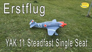 BräunisbergBrummler  Erstflug Yak 11 Steadfast Single Seat [upl. by Anestassia]