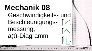 Mechanik 08  Geschwindigkeit und Beschleunigung atDiagramm [upl. by Alrats]