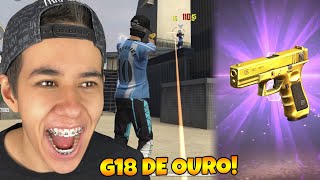 PEGUEI A NOVA G18 DE OURO ABSURDA NO FREE FIRE [upl. by Eatnod647]