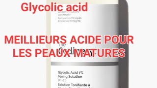 Meillieurs Exfoliant acide Glycolique pour les peaux matures 3550 ans plus [upl. by Elrem653]