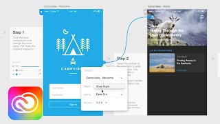 How to Create Prototypes wires in Adobe XD Preview  Adobe Creative Cloud [upl. by Reynold491]