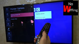 How To Adjust Magic Remote Pointer on LG TV  Change Settings of Pointer [upl. by Llertnad]