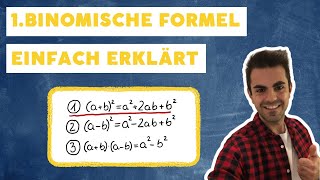 Binomische Formeln einfach erklärt mit Beispielen [upl. by Ardra]