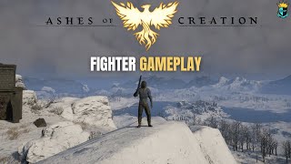 Ashes of creation FIGHTER gameplay [upl. by Yelrihs]