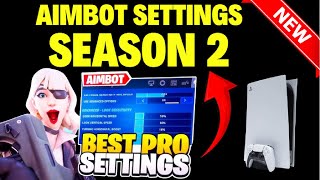 Fortnite PS5 Aimbot Settings Chapter 5 Season 2  UPDATED [upl. by Heppman275]