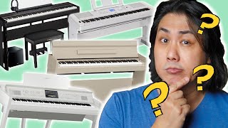 Best Yamaha Digital Pianos for Homes  Arius Clavinova DGX or PSeries [upl. by Bill]