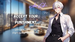 Yandere Boyfriend Punishes You ASMR Roleplay M4A Yandere Spicy Punishment Pin You Down [upl. by Aehtrod339]