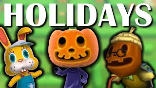 EVERY HOLIDAY and EVENT in Animal Crossing Games [upl. by Atwood]