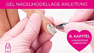 Gel Modellage Anleitung Kapitel 8 Nagelmodellage mit NailArt verzieren [upl. by Innad]