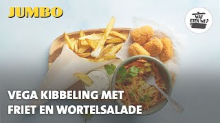 Wat eten we Vegakibbeling met ovenfriet en wortelsalade [upl. by Carolus]