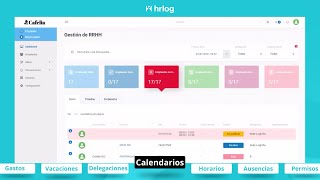 Aprende a CREAR calendarios para tu DELEGACIÓN en HRLOG [upl. by Alcinia]