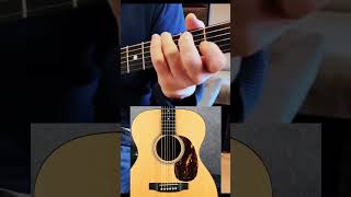 ‘Original Tune’ Am F G F Standard  No Capo Martin 00016GT [upl. by Nref]