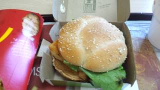 Grilled chicken classic sandwitch from McDonalds [upl. by Atnom]