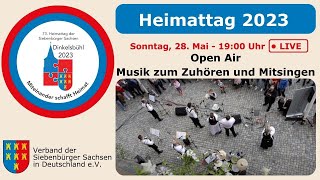 OpenAir Singen vor der Schranne  Heimattag der Siebenbürger Sachsen 2023  Dinkelsbühl [upl. by Vesta]