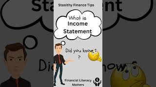 Understand Income Statements in 10 Seconds shortsviral facts personalfinance [upl. by Lahsiv]