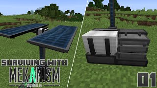 Surviving With Mekanism v10  E01  Getting Started amp Basic Power Generation [upl. by Oirevas173]