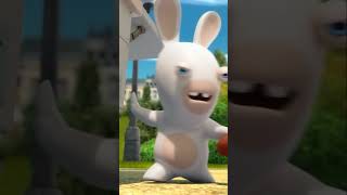 Préparez vous pour la bagarre avec Les Lapins   Les Lapins Crétins Invasion 🐰shorts [upl. by Braca307]