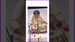 Ustad Zakir Hussain Tabla Solo 2024 🙏 icmtabla tabla solo classical music shorts [upl. by Mcquillin]