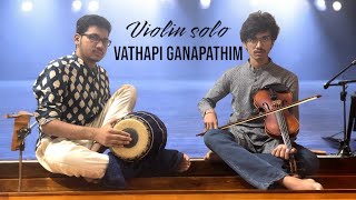 Vathapi Ganapathim  Abhinav  Guruguhalaya student  Muthuswami Dikshitar [upl. by Oicor]