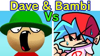 FNF vs Dave and Bambi  screwed FNFRoblox￼ [upl. by Darcia]