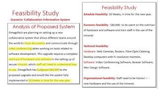 Feasability Study [upl. by Soracco]