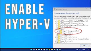 How to Enable HyperV in Windows 11 [upl. by O'Connell804]