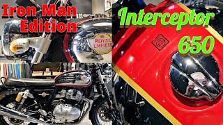 Royal Enfield Interceptor 650  Mark 2 The Iron Man Edition  Chrome Red [upl. by Azpurua856]