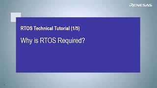 RTOS Tutorial 15  Why is RTOS required [upl. by Chamberlain]