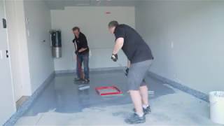 DIY Garage Floor Epoxy Tutorial [upl. by Kannry]