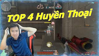 TOP 4 Súng Scope Huyền Thoại Của Đột Kích  Tiền Zombie v4 [upl. by Esnohpla]