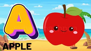 A is for Apple A A Apple  Popular Kids Learning ABC Phonics Song A to Z for Preschool and Nursery [upl. by Dryden]