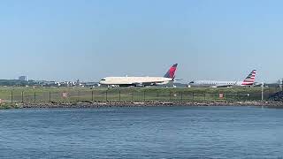 B757200 Delta si allinea a DCA [upl. by Eldon48]