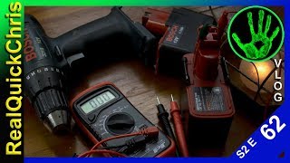 reviving old nicad drill battery packs s2e62 [upl. by Aidam]