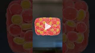 Making YouTube LOGO in sweet CANDY  Logo design [upl. by Sturges]